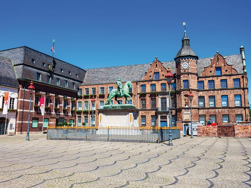 Market square in Aldstadt, Dusseldorf